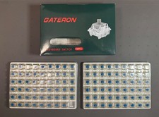 Gateron G Pro 3 Blue Switches  3-Pin 60gf Click (107 pieces) picture
