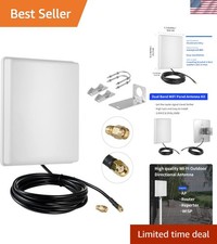 High-Gain 15dBi Outdoor Antenna for Enhanced WiFi Coverage - 10FT Cable Included picture