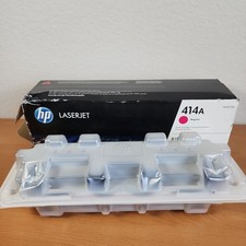 New 🔥 HP 414A  Magenta W2023A OEM Genuine Open Box Unused Damage Box picture