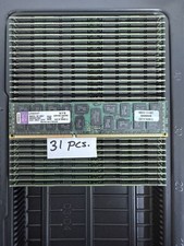 Lot Of 31 Kingston DDR3 8GB DIMM PC3-12800R 1600 ECC Reg 240-Pin KVR16R11D4/8HC picture