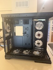LIAN LI O11D EVO RGB Black E-ATX Case With 7 Pre Installed Lian Li RGB Fans picture