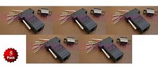 5 Pack DB9 Female to RJ45 Modular Adapter Connector Plug Serial RS-232 Black picture