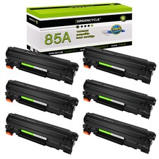 6PK CE285A 85A Black Toner Cartridge for HP LaserJet P1102 P1102W P1109 M1217nfw picture