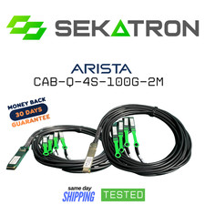 ♻️ Genuine Arista CAB-Q-4S-100G-2M QSFP28 Breakout Cable⚡Fast Ship picture