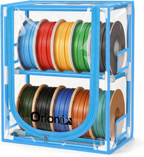 2-Tier Visible Desktop 3D Printing Filament Storage Box, Capacity 12 X 1Kg or 10 picture