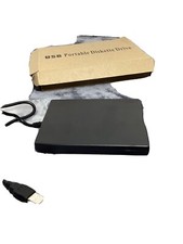 axGear 1.44MB 3.5inUSB External Floopy Disk Drive Data Storage New Portable Slim picture