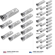 10Pack 10G SFP+ LC Module, 10GBase-SR Multi-Mode Ethernet Transceiver, 850nm ... picture