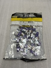 Hubbell HXJ6P24 XCelerator Cat6 Jack, Office Purple 24pk New picture