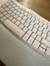 Logitech Wave Keys for Mac Ergonomic Keyboard w/ Palm Rest White/Gray QWERTY picture