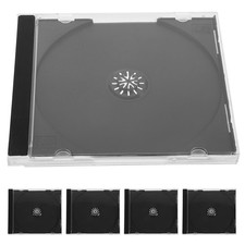 5 PCs Stanard Black CD Jewel Case Lot picture