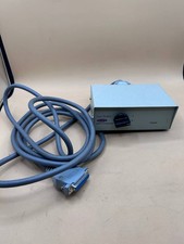 Vintage Belkin F1B024E 2 Port DB25 Data Transfer Switch w Cable - RE picture