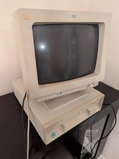 IBM PS/1 Essential Model 2133A 33 MHZ computer monitor keyboard. picture