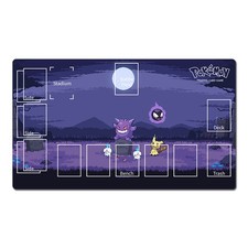 Pokemon Playmat Gengar Mimikyu Litwick TCG CCG Pad Card Game Play Mat Mousepad picture