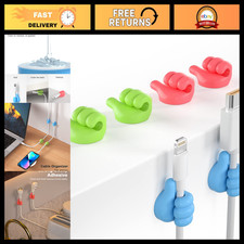 12 Pack Cable Clips, Thumbs Up Cord Organizer for Wire Management & Neatness picture