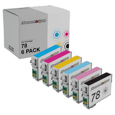 6PK Ink Cartridges for Epson 78 COLOR/BLACK T0781 T0782 T0783 T0784 T0785 T0786 picture