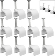 Clips para cables de 10 mm con clavos, 100 unidades picture