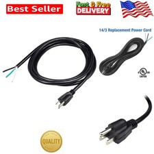 15A 10ft Heavy Duty Power Cord - SJT 14AWG with 3-Prong NEMA 5-15 Connector picture
