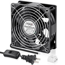 EC Axial Fan AC 110v 120v 220v 240v Ball Bearing High Airflow for 120mm x 38mm picture