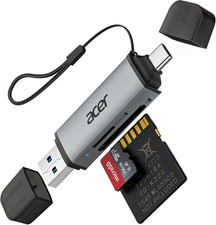 acer SD Card Reader USB C Dual Slots USB 3.0 Type C to Micro SD Card Adapter picture