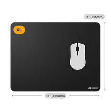Glorious G-3XL Extended Gaming Mouse Mat Pad XL - Black picture