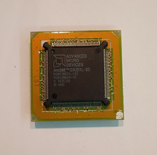 Rare AMD CPU NG80386DXL-33 LQQK 303CD16 | Vintage Processor Works picture