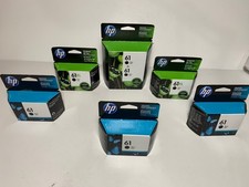 7 pcs Genuine HP 61XL & 61 Black Ink Cartridges 61 XL Black NEW LOT OF 7  2023 picture