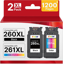 260XL 261XL Replacement for Canon 260 and 261 Ink Cartridges PG-260 PG-260XL CL- picture