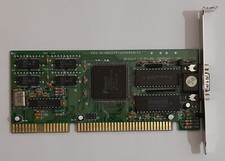 Trident 9016X2/4 LT2 REV. BD ISA Graphics Card (TVGA9000B, 512KB, Retro, 1993) picture