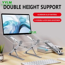 YYLM N8 Aluminum Laptop Stand Adjustable Foldable Cooling MacBook Holder picture