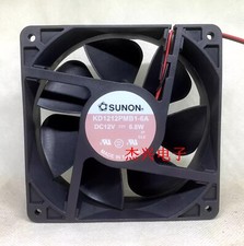 SUNON 12038 KD1212PMB1-6A DC12V 6.8W 12CM 2-Wire Dual Ball Cooling Fan picture