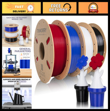 Multicolor 3D Printer Filament Bundle - 1.75mm PETG, 4 Spools, 1KG Total, Red, B picture