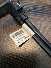 i-sheng Black Power Cord 2-prong 62” IS033L E55943 7A 125V 18AWG works see pic picture