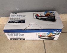 Brother TN-310BK Black Toner Cartridge Genuine New Opened Box picture