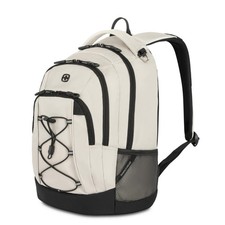 NEW ⭐ SwissGear 1186 Bungee Laptop Backpack 17 inch Cream/Black Special Edition picture