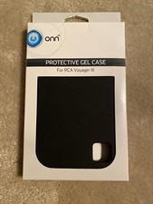 ONN Protective Gel Case for RCA Voyager 3,  BLACK in color  NEW IN BOX  picture