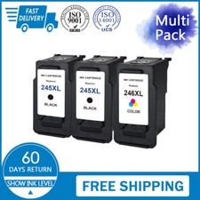 3 Pks PG-245XL Black & CL-246XL Color Ink for Canon PIXMA iP2820 MG2522 MX495. picture