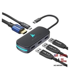 Type C 5 in 1  Docking Station with USB 5Gbps (3.2 Gen 1), 2XUSB 2.0, 5-in-1 picture