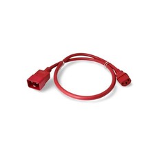PC PDU Power Cord C20 to C13 15A 14AWG 3FT Red Universal Jumper picture