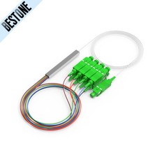 SC/APC 1 to 2/4/8/16/32 Mini PLC Fiber Optical Splitter FTTX CATV Splitter Optic picture