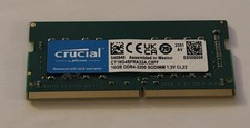 Crucial 16GB DDR4 3200MHz SODIMM Laptop RAM Memory Module CT16G4SFRA32A.C8FF picture