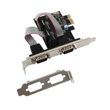 PCIE To RS232 Dual Serial WCH382 Chip PCI-Express Extender Board Adapter Card。 picture