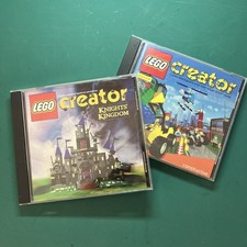 LEGO Creator CD-ROMs (2). Knights' Kingdom & Construction. VERY GOOD. picture