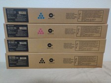 Genuine OEM Sharp MX-61NT All Color Toner Cartridges Cyan Magenta Yellow & Black picture