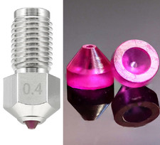 Durozzle Ruby Nozzle 0.4mm for Ultimaker S5 3D Printer Nickel Plated Copper Body picture