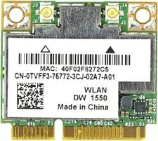 New Dell Wireless DW1550 Precision M4800 WiFi Card BlueTooth 4.0 TVFF3 0TVFF3 picture