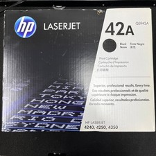 HP 42A (Q5942A) Black Toner Cartridge for HP LaserJet NEW  FACTORY SEALED picture