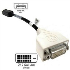  DELL DISPLAYPORT To DVI-D FEMALE CONVERTER CABLE DP/N 023NVR NEW SCHOOL SURPLUS picture