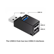 3 Port High Speed USB 3.0 Multi HUB Splitter Expansion Desktop PC Laptop lot picture