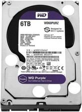 WD60PURZ WESTERN DIGITAL 6TB PURPLE SATA GB/S 5400 RPM picture