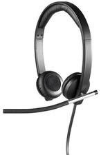 White Corded Stereo Headset with Noise Cancelling Mic for UC Platforms picture